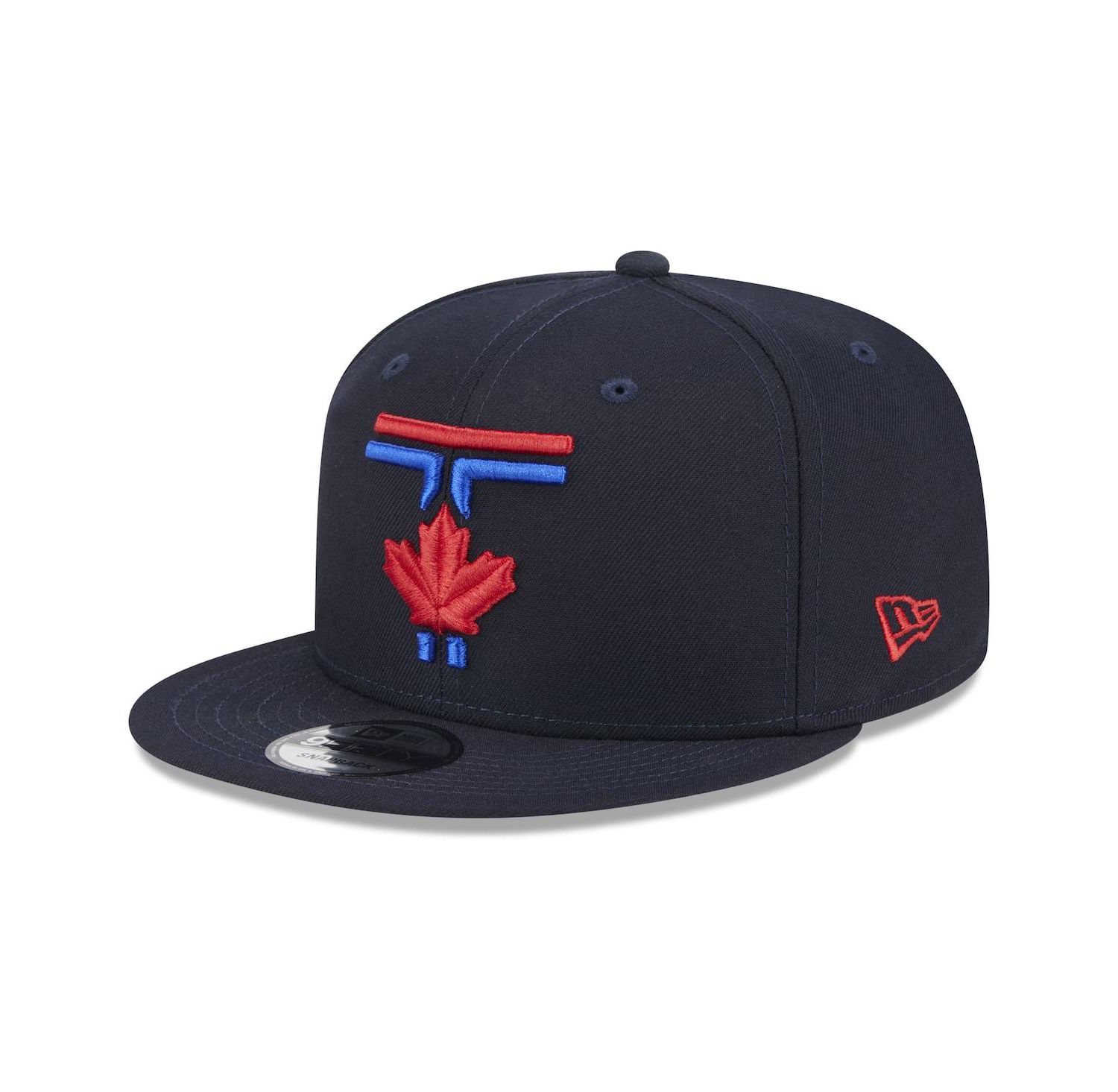 Men's Navy Toronto Blue Jays 2024 City Connect 9FIFTY Snapback Hat