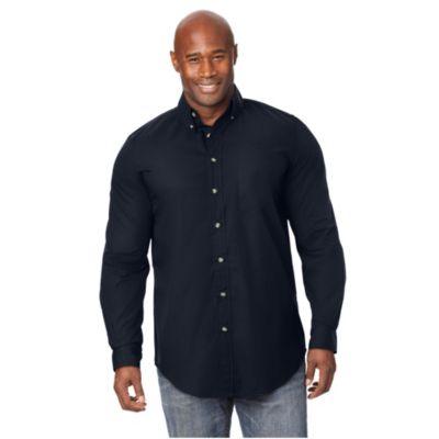Big & Tall Long Sleeve Wrinkle Free Sport Shirt