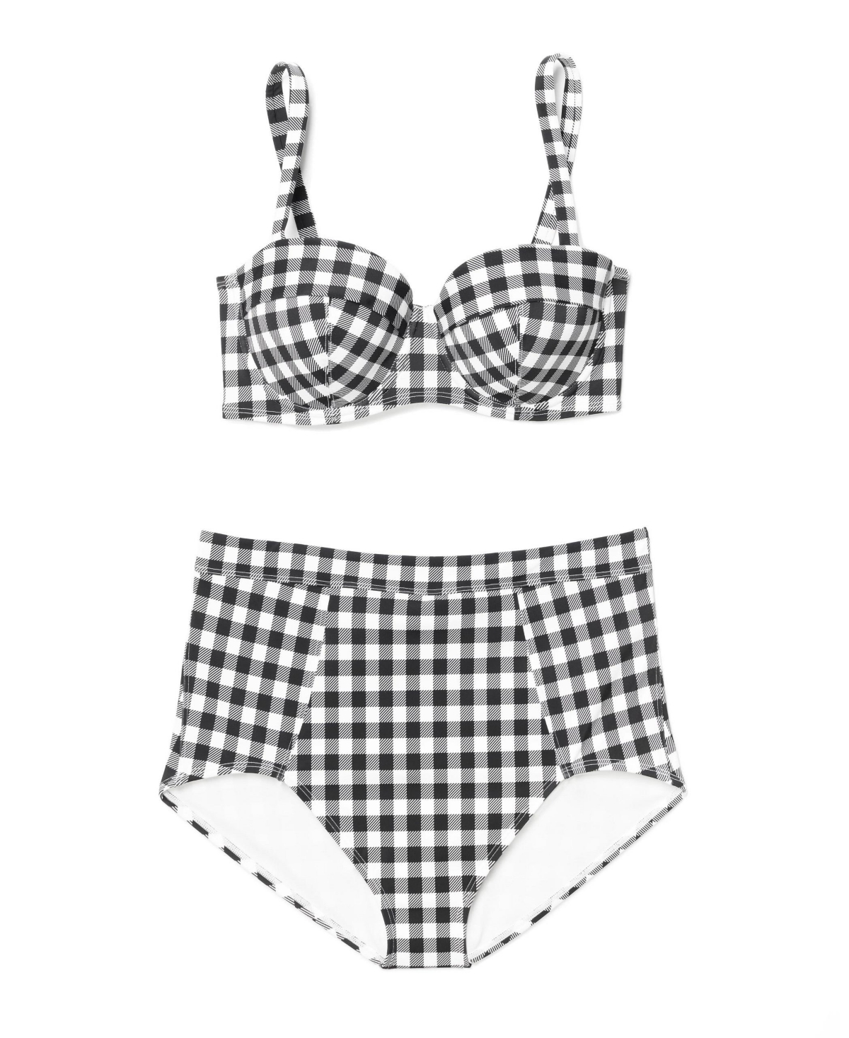 Adore Me Plus Size Vivien Swimwear High Waist Bikini Bottom