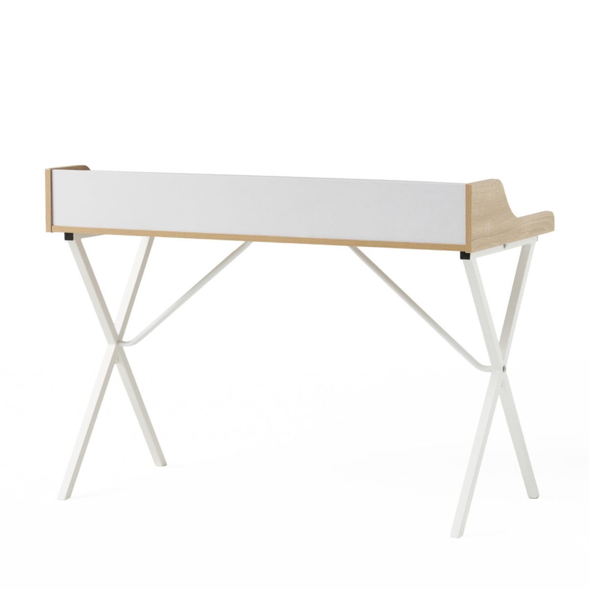 Streamdale Furniture Modern Computer Desk with Storage and Durable Iron Legs