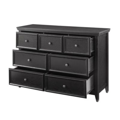 Scratch-Resistant, Easy-Slide 7-Drawer Dresser with Metal Handles