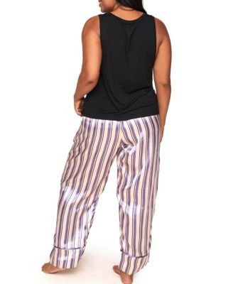 Plus Size Alania Pajama Tank & Pants Set