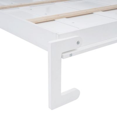 Streamdale Full Size Murphy Bed Wall Bed with Top Cabinets, Gray