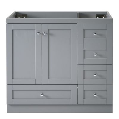 Streamdale 36" Gray Bathroom Vanity(Sink not included)