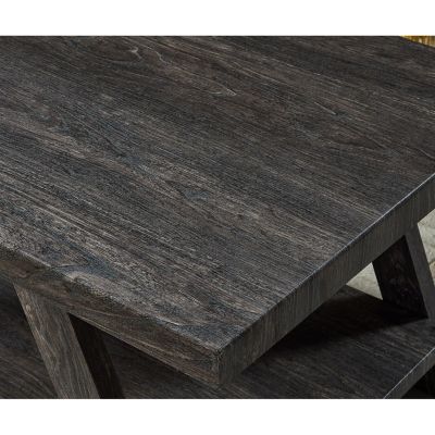 Replicated Wood Shelf Coffee Table