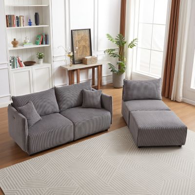 Versatile Comfort Modern & Customizable Modular Corduroy Sofa