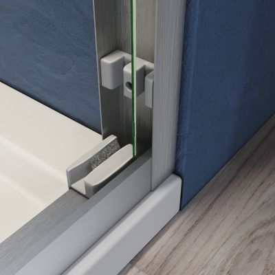 Premium Tempered Glass Shower Door with Handles