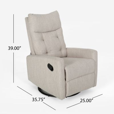 Ultimate Comfort Corner Glide, Swivel, and Recline Push-Back Recliner