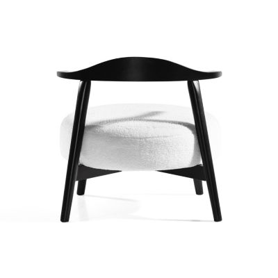 Streamdale Comfy Fabric and Birch Wood Accent Chair with Foam Cushion