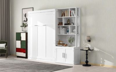 Murphy Bed with Storage and Cabinet