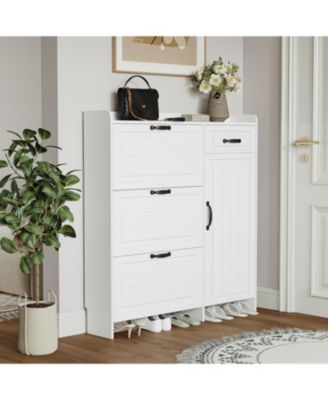 Premium Shoe Cabinet with Ample Storage and Dust Protection