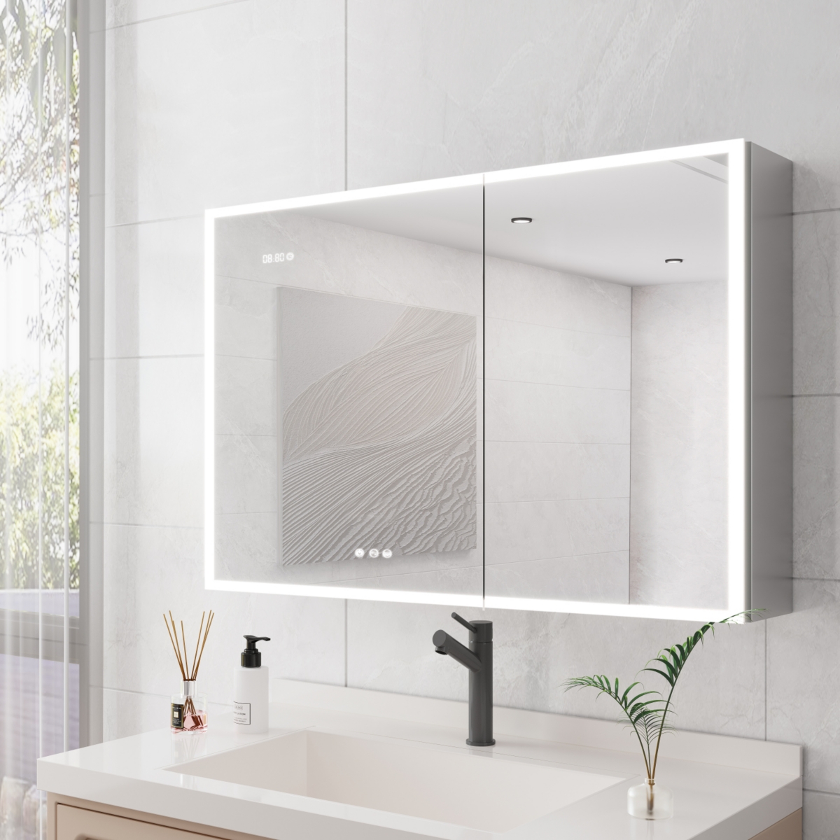 Streamdale Adjustable Smart Mirror with Display