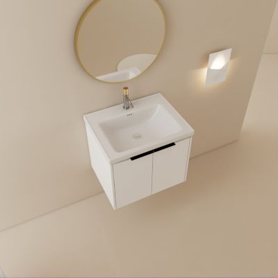 24" Soft Close Vanity with Sink for Small Bathrooms