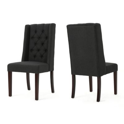 Elegant Tufted Wingback Dining Chairs Sophistication and Comfort