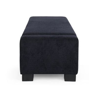 1 Count Stylish Fabric Storage Ottoman with Flip-Lid Top
