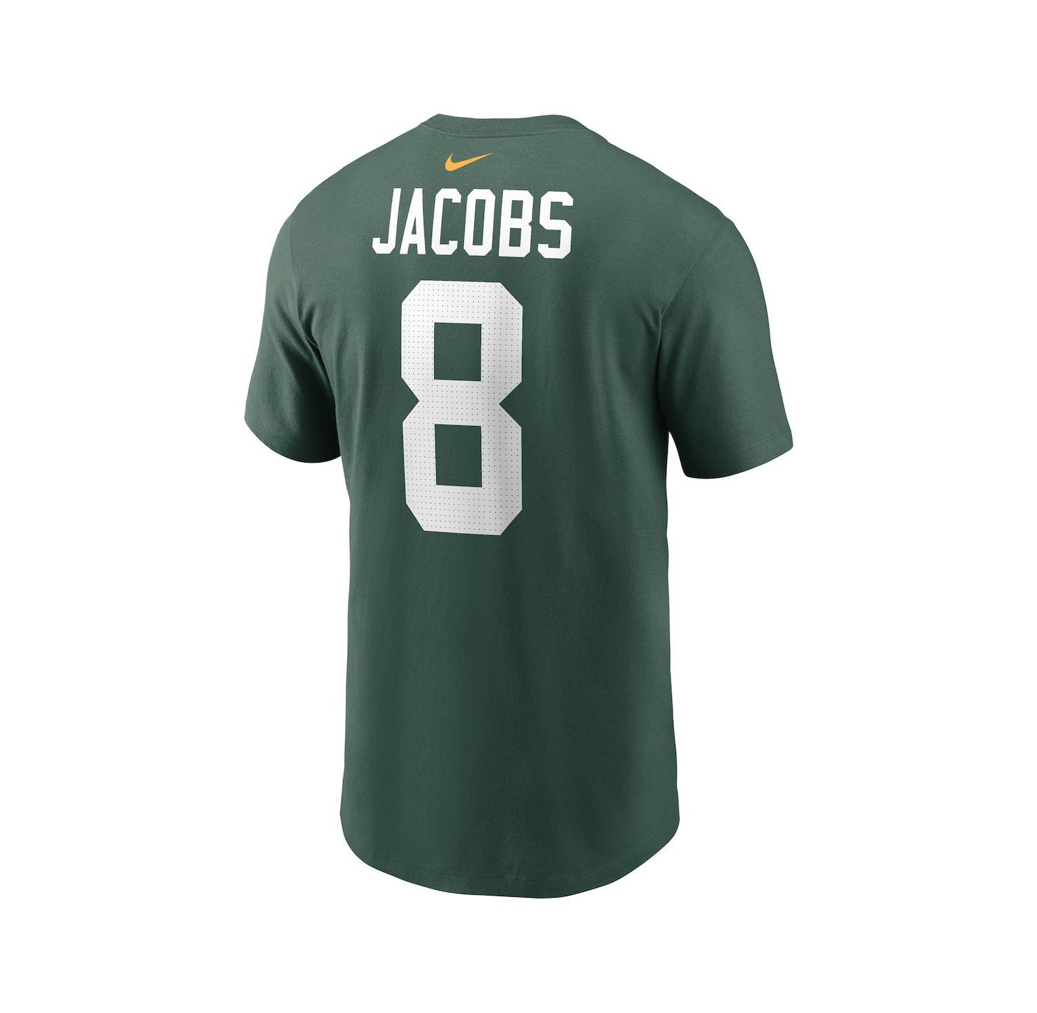 Nike Men's Josh Jacobs Green Bay Packers Player Name & Number T-Shirt