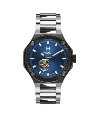 MVMT Men's Raptor Automatic Silver Stainless Steel Watch 46.5mm - Macy's