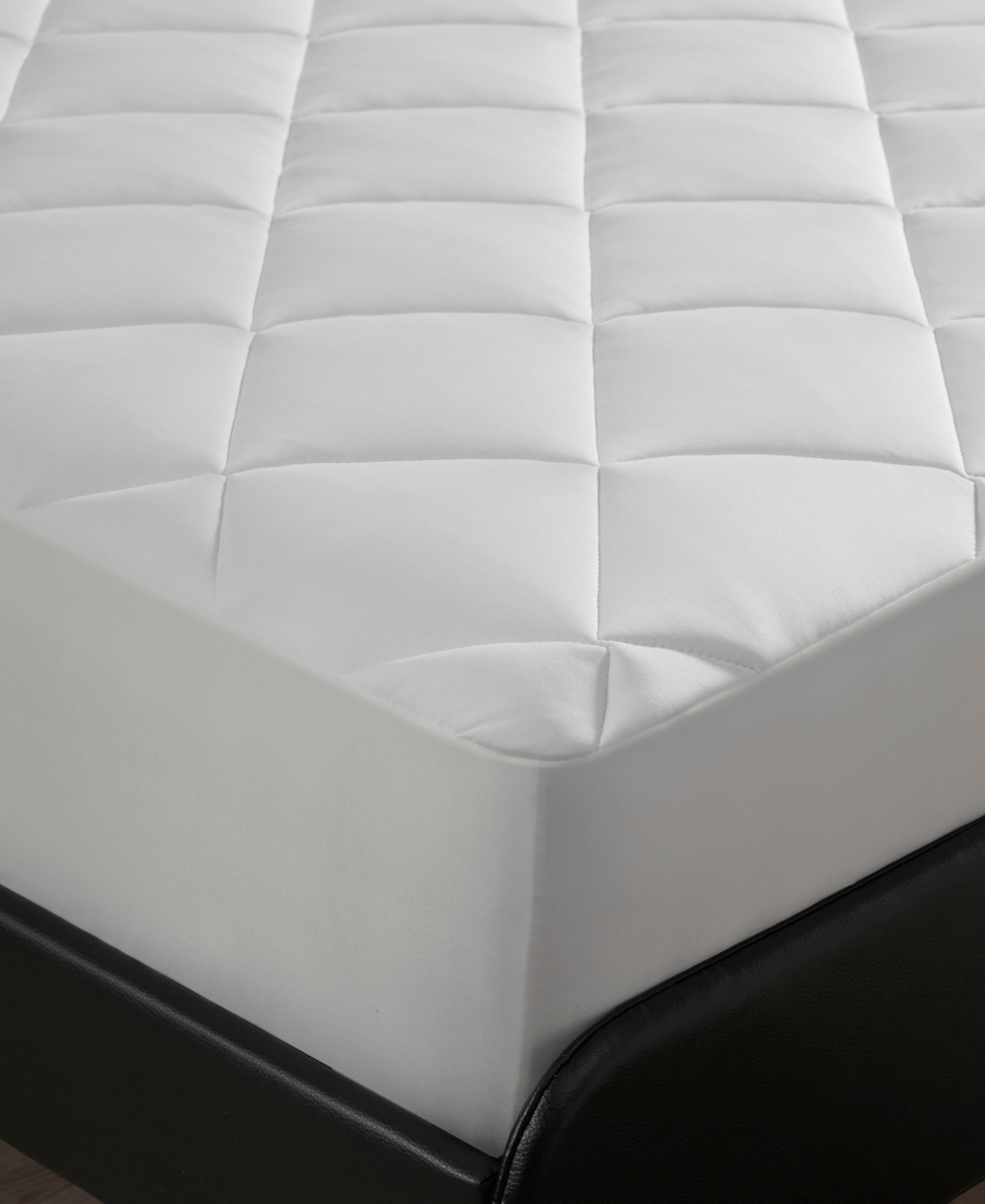 Sharper Image Cooling Touch Overfilled Extra Deep Pocket Mattress Pad, King In White