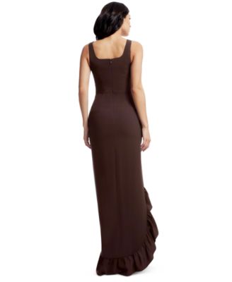 Women's Charlene Ruffled High-Low Gown