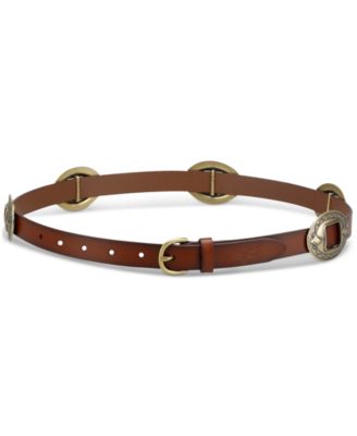 Levi's - Women's Western Concho Embellished Skinny Leather Belt