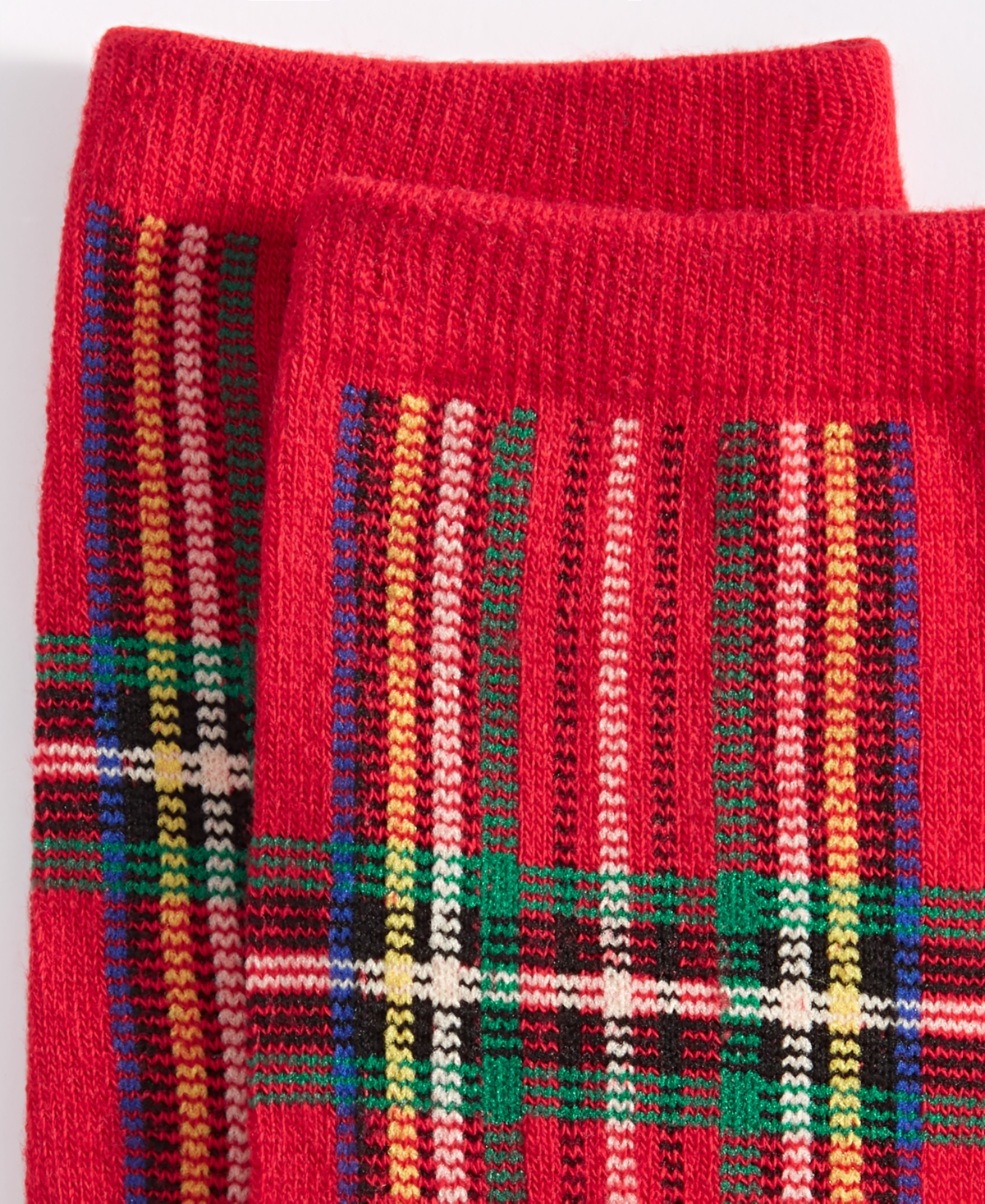 Holiday Lane Women's Holiday Crew Socks, Created For Macy's In Red