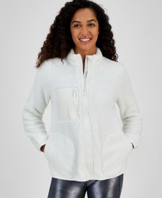 ID Ideology - Women's Sherpa Jacket, Created for Macy's