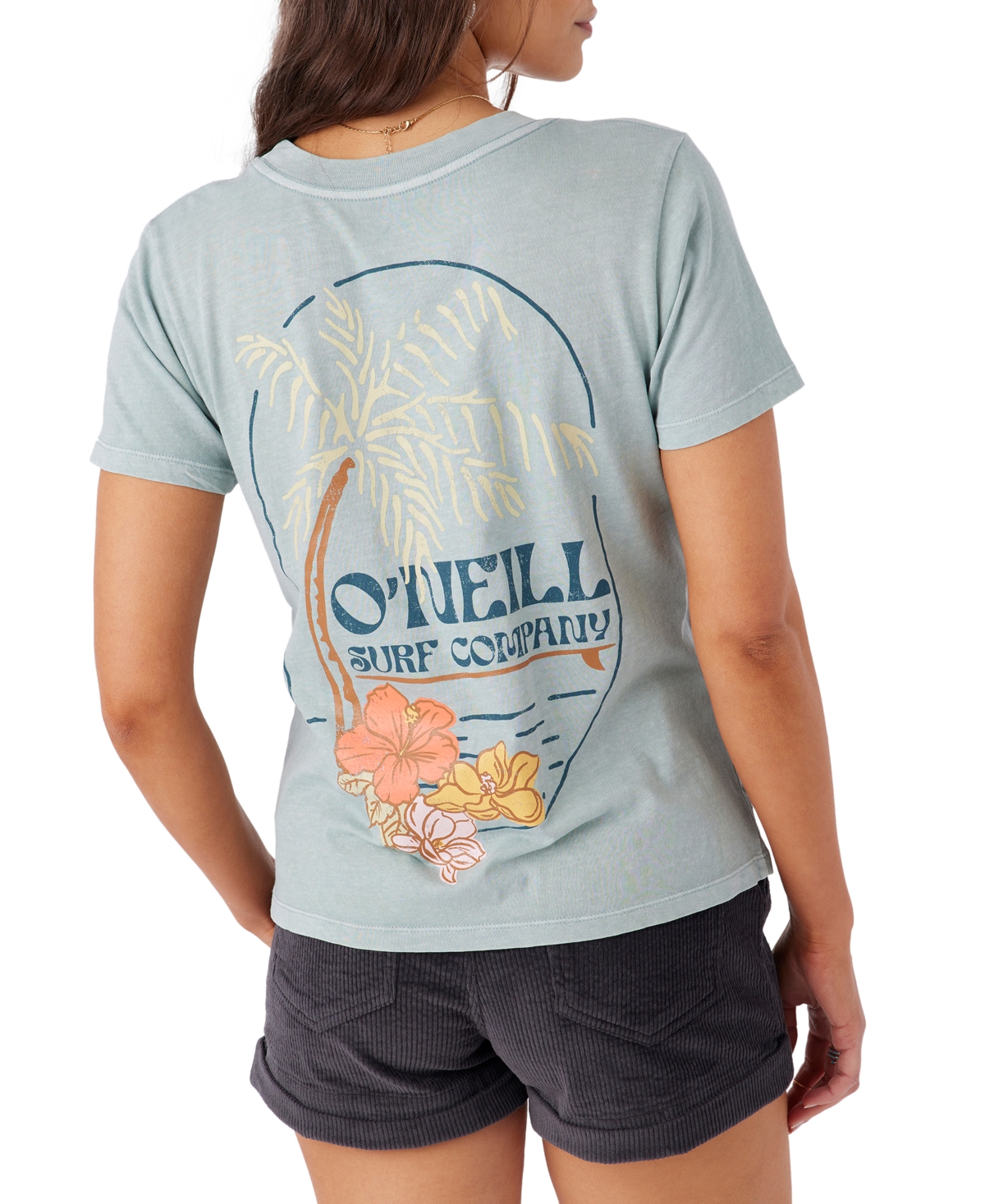 O'Neill Juniors' Super Rad Graphic Print Cotton T-Shirt