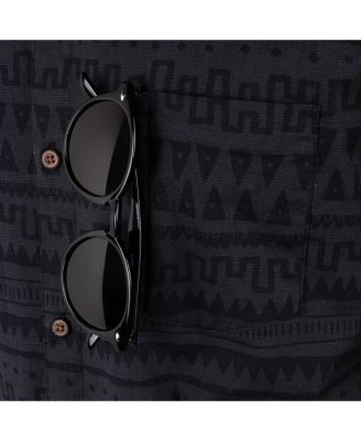Hurley One And Only Lido Hawaiihemd Für Herren – Lässiges Stretch-Hemd Mit Sonnenbrillentasche