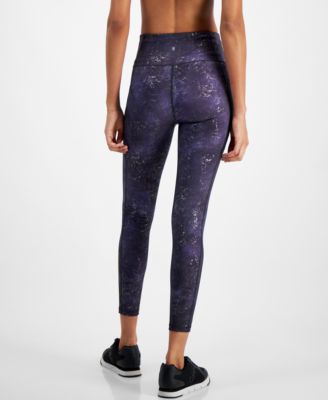 Women's Midnight Foil 7/8 Leggings, Created for Macy's 