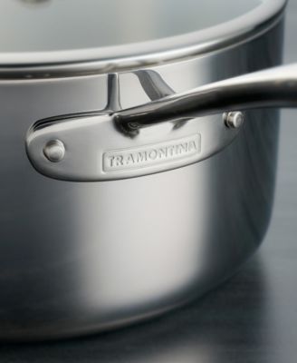 TriPly Clad Stainless Steel Glass Lid 12 Pc Cookware Set