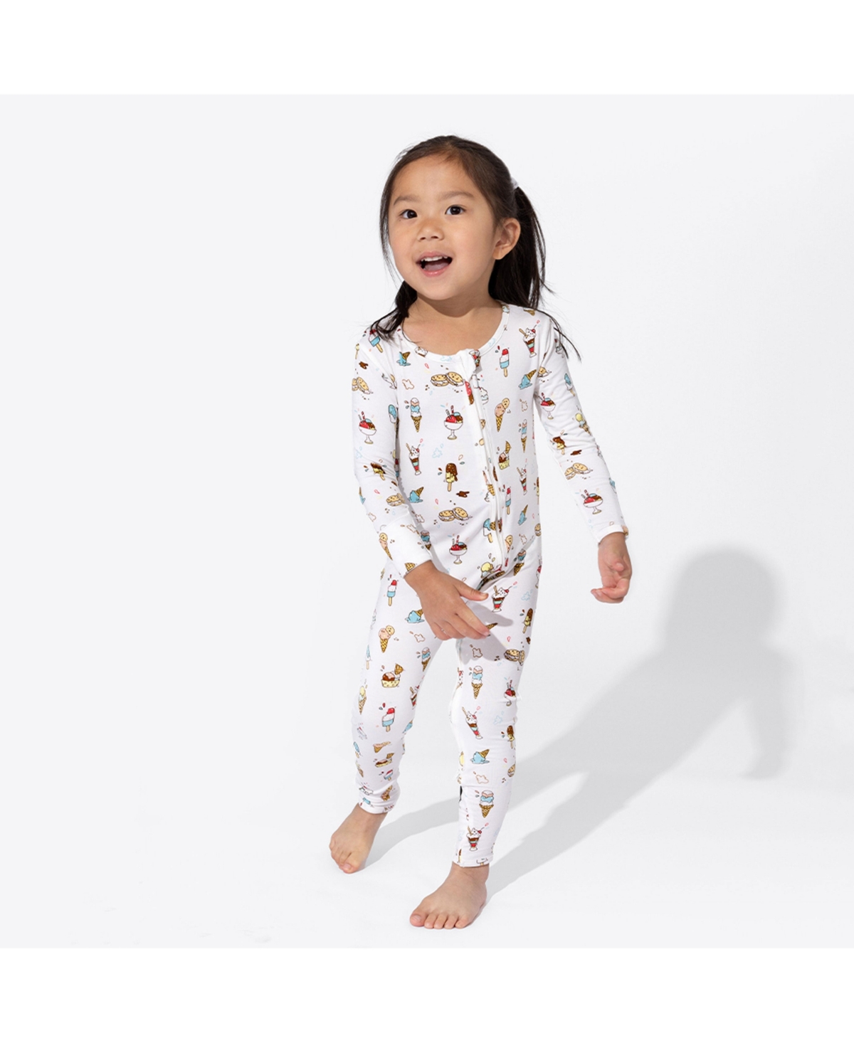 Bellabu Bear Baby Unisex BabyConvertible Footie - Ice cream