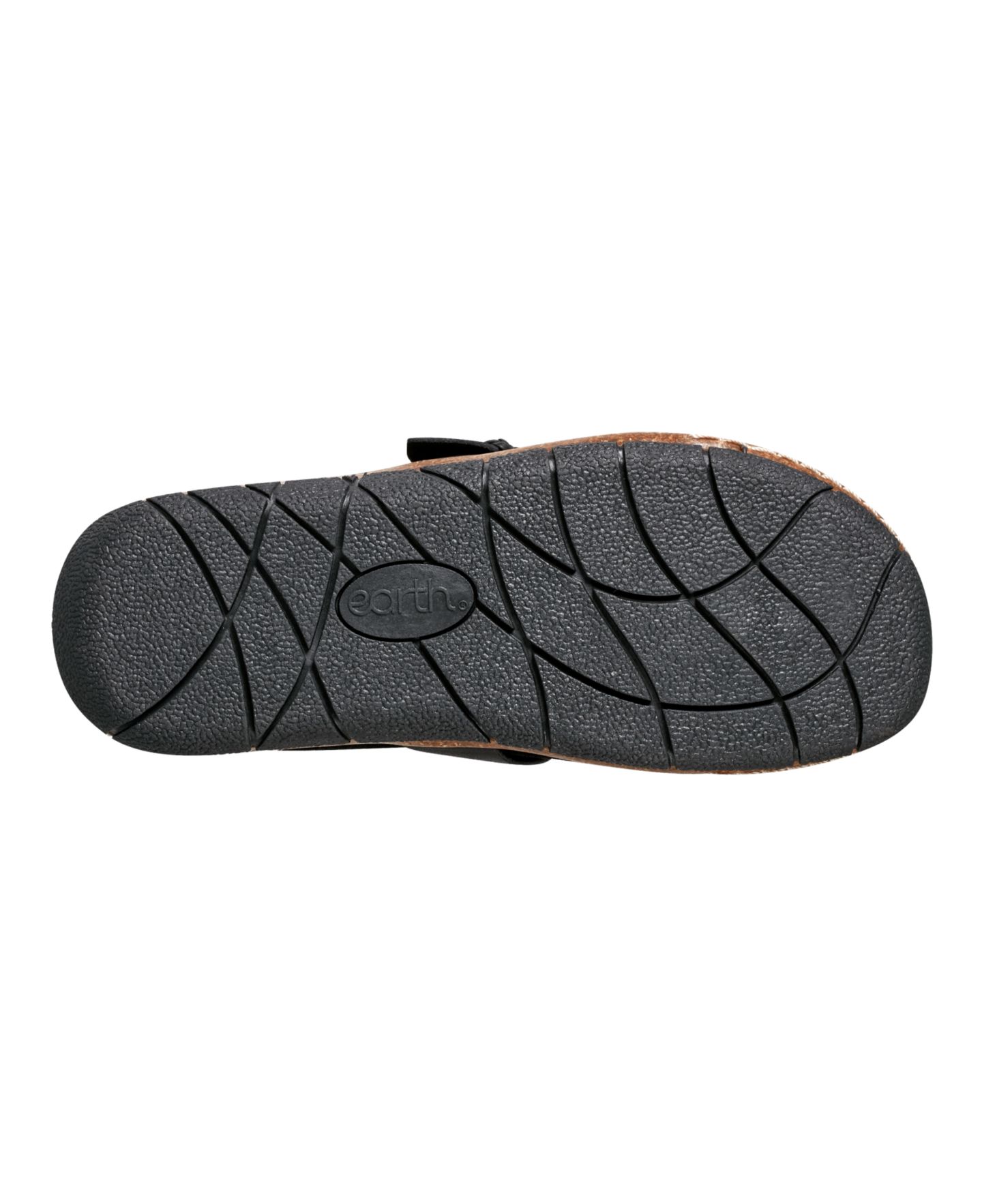 Женские сабо Earth Eras Lightweight Slip-On, цвет: Чёрный замшевый — фото 5
