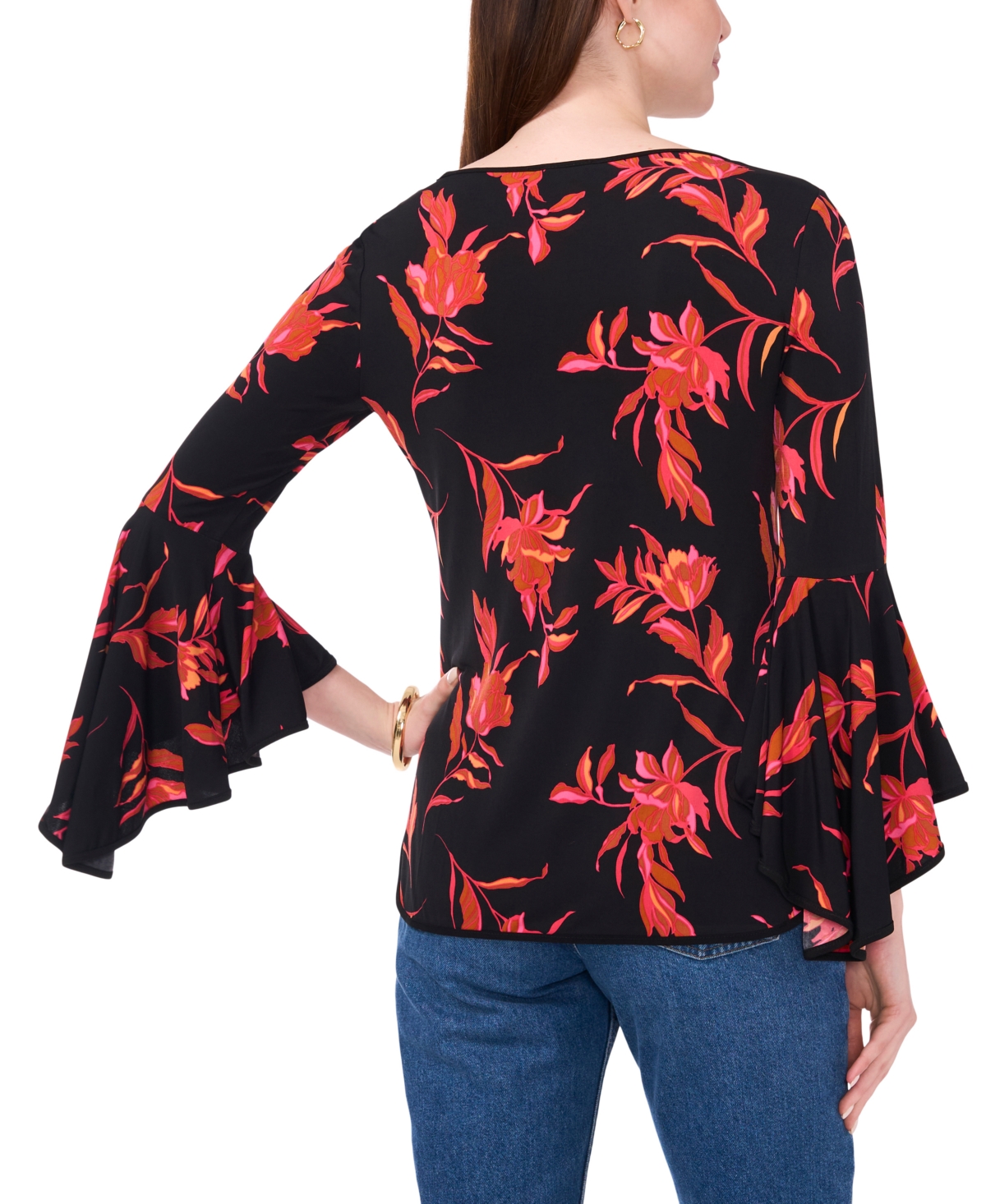 Sam & Jess Women's Bell-Sleeve Top