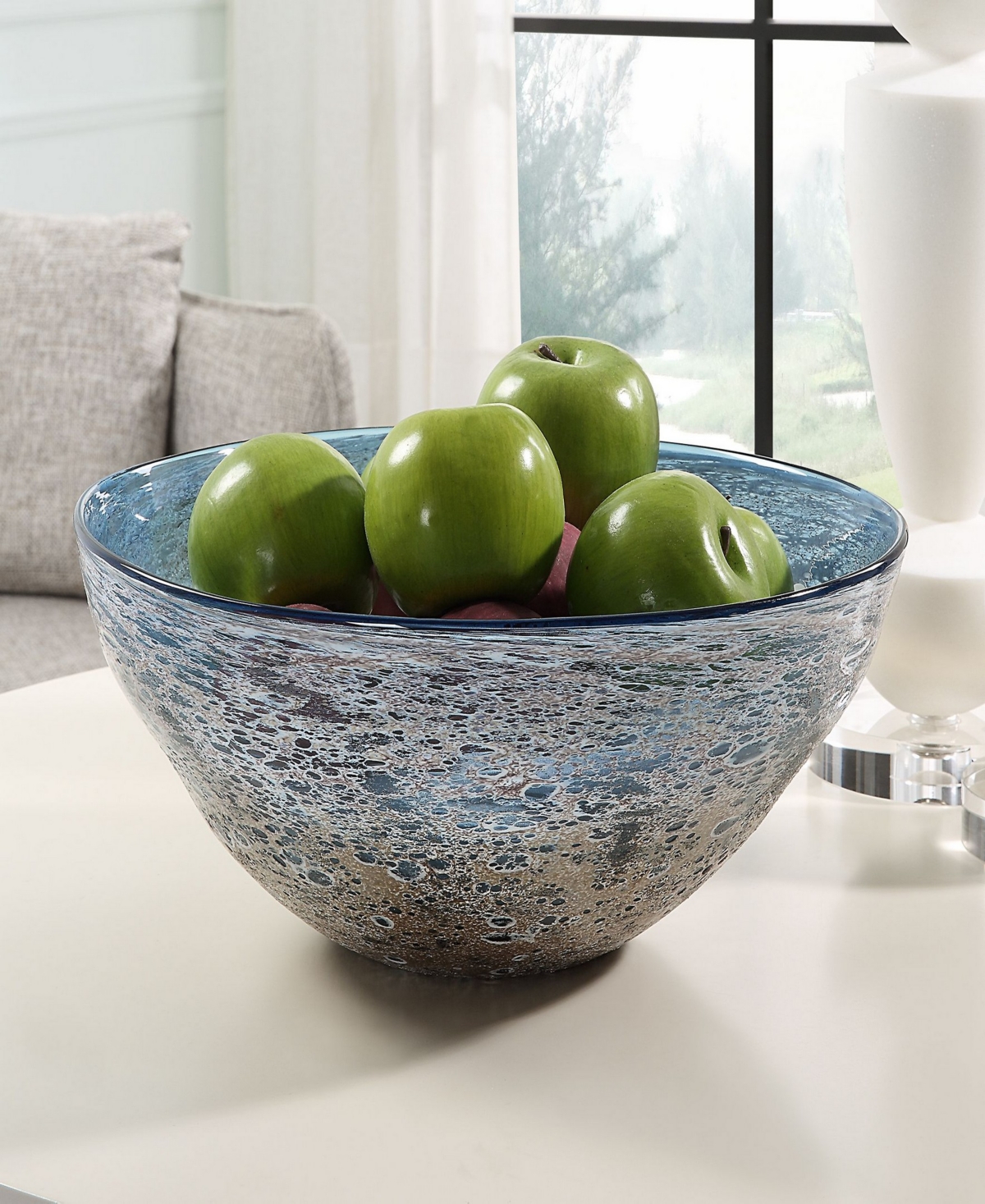 Uttermost Genovesa Bowl In Blue