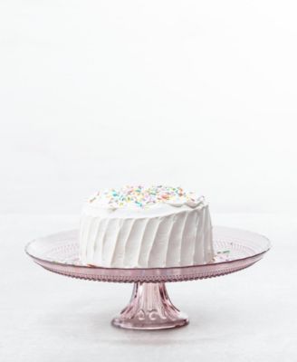 Jupiter Pink 13" Cake Stand and Dome Set
