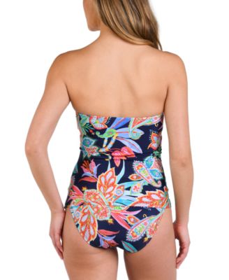 Shop La Blanca Womens Tropidelic Paisley Tankini Top Bottoms In Multi