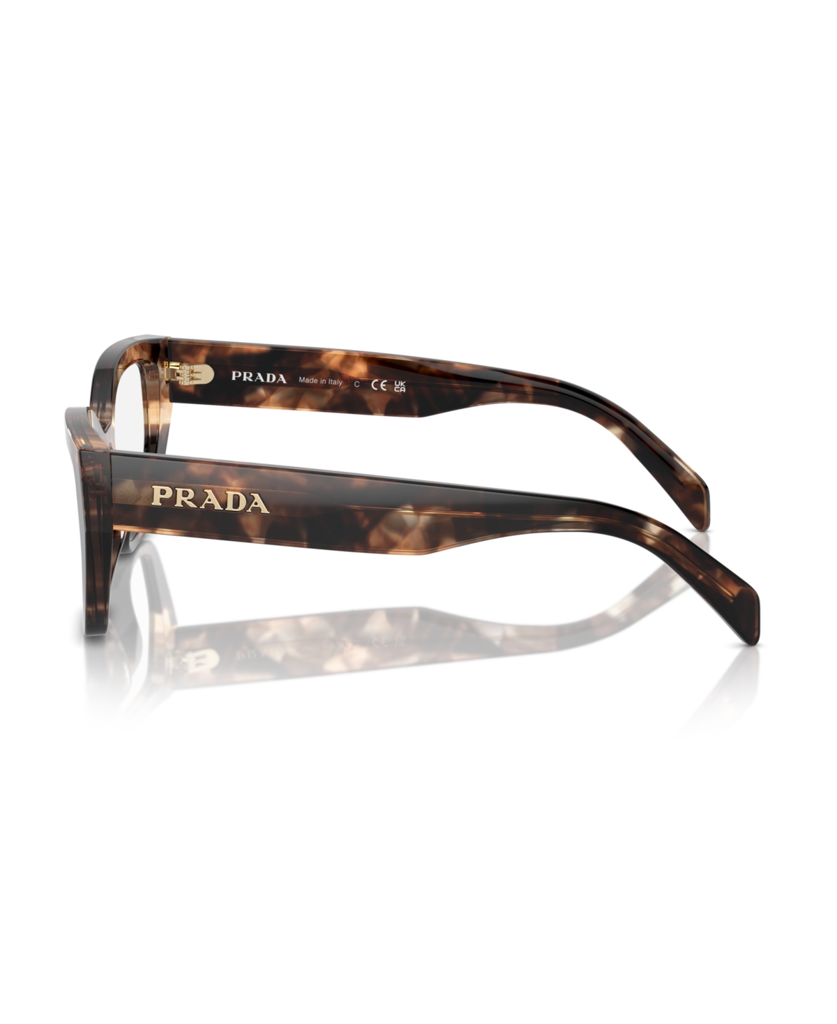 Prada Women's Eyeglasses, Pr A16v In Cognac Begonia Tortoise