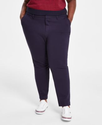 Tommy Hilfiger - Plus Size Ponte Straight Leg Pants