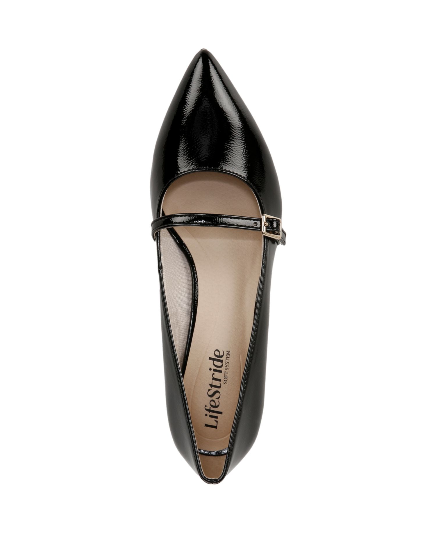 Women's Madelyn Mary Jane Pointed Toe Kitten Heel Pumps