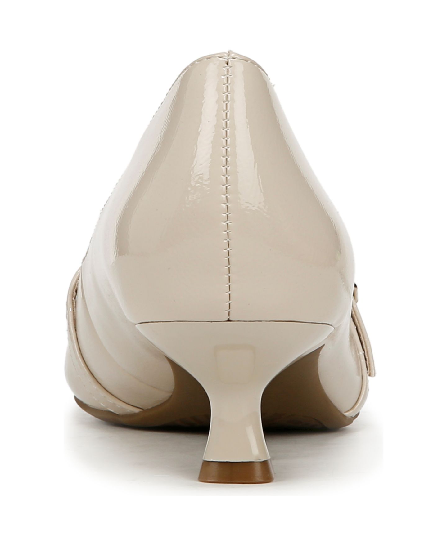 Женские туфли LifeStride Madelyn Mary Jane Pointed Toe Kitten Heel Pumps, цвет: Миндальное молоко искусственная лаковая кожа — фото 3