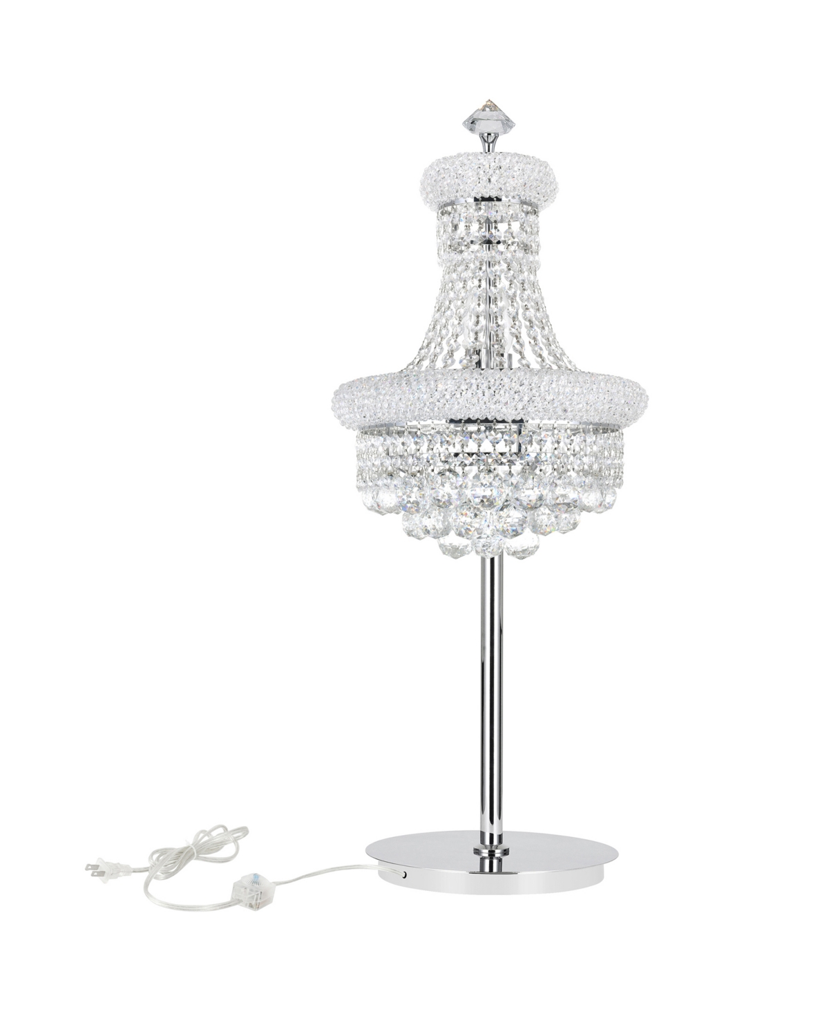 CWI LIGHTING EMPIRE 6 LIGHT TABLE LAMP 