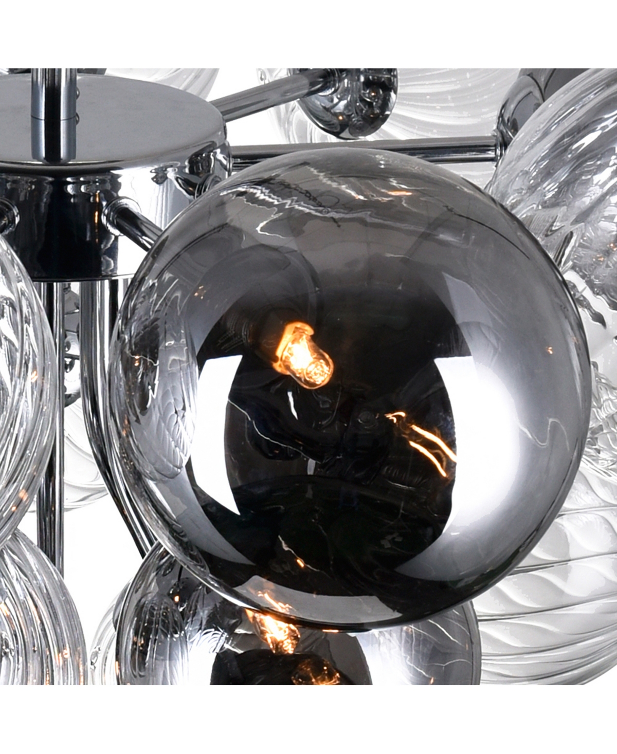 CWI LIGHTING PALLOCINO 10 LIGHT FLUSH MOUNT 