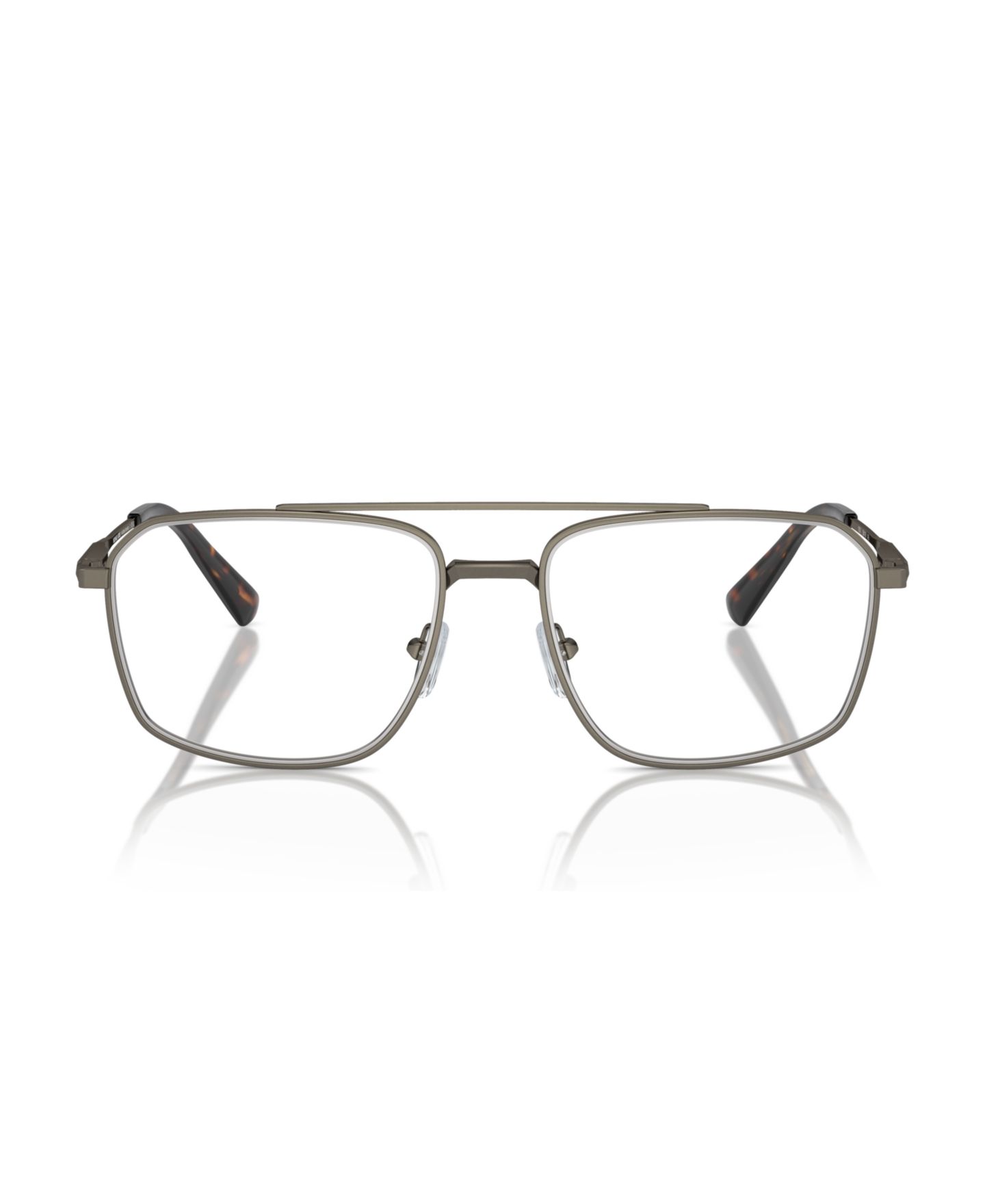 Мужские очки Michael Kors Man Square Metal MK3084 Tordrillo Eyeglasses, цвет: Блестящий золотой — фото 7