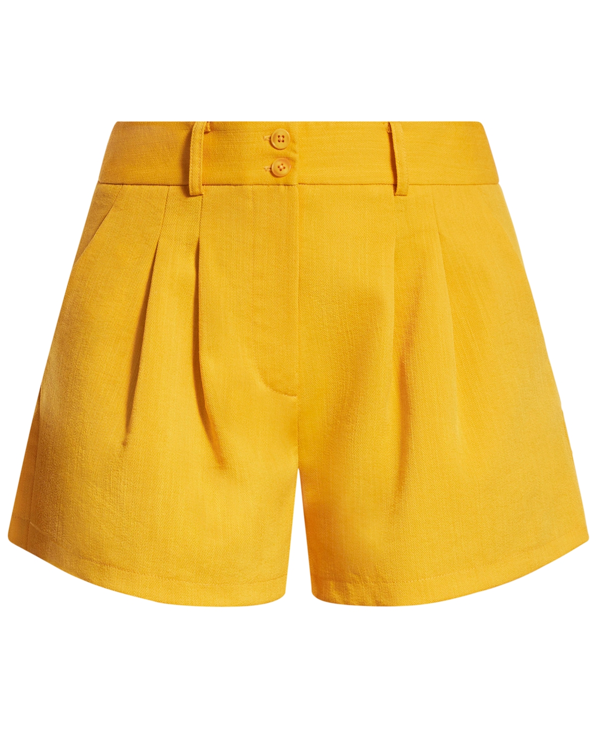 Bcbg New York Women's Pleated High Rise Shorts