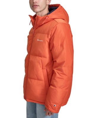 Men's Quilted Full-Zip Hooded Puffer Jacket 