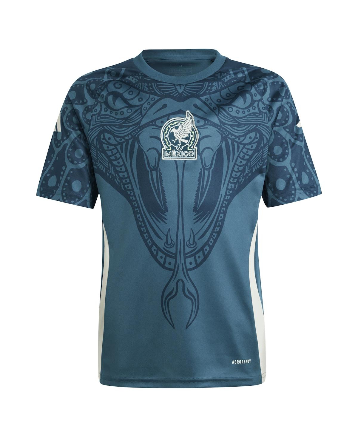 Adidas Big Boys and GirlsMexico National Team 2024 Pre-Match Top - Green
