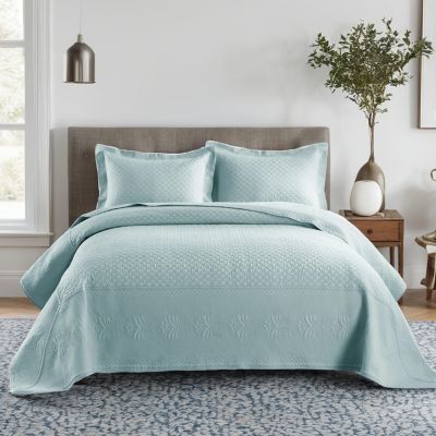 3 PCS 100% Cotton Oversized Bedspread Quilt Set TM -King