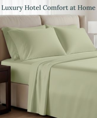 Luxury 1000 Thread Count Bed Sheets Set - 100% Cotton Sateen - Soft, Thick & Deep Pocket - Queen