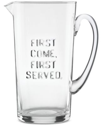 kate spade new york - kate spade All in Good Taste Words Pitcher
