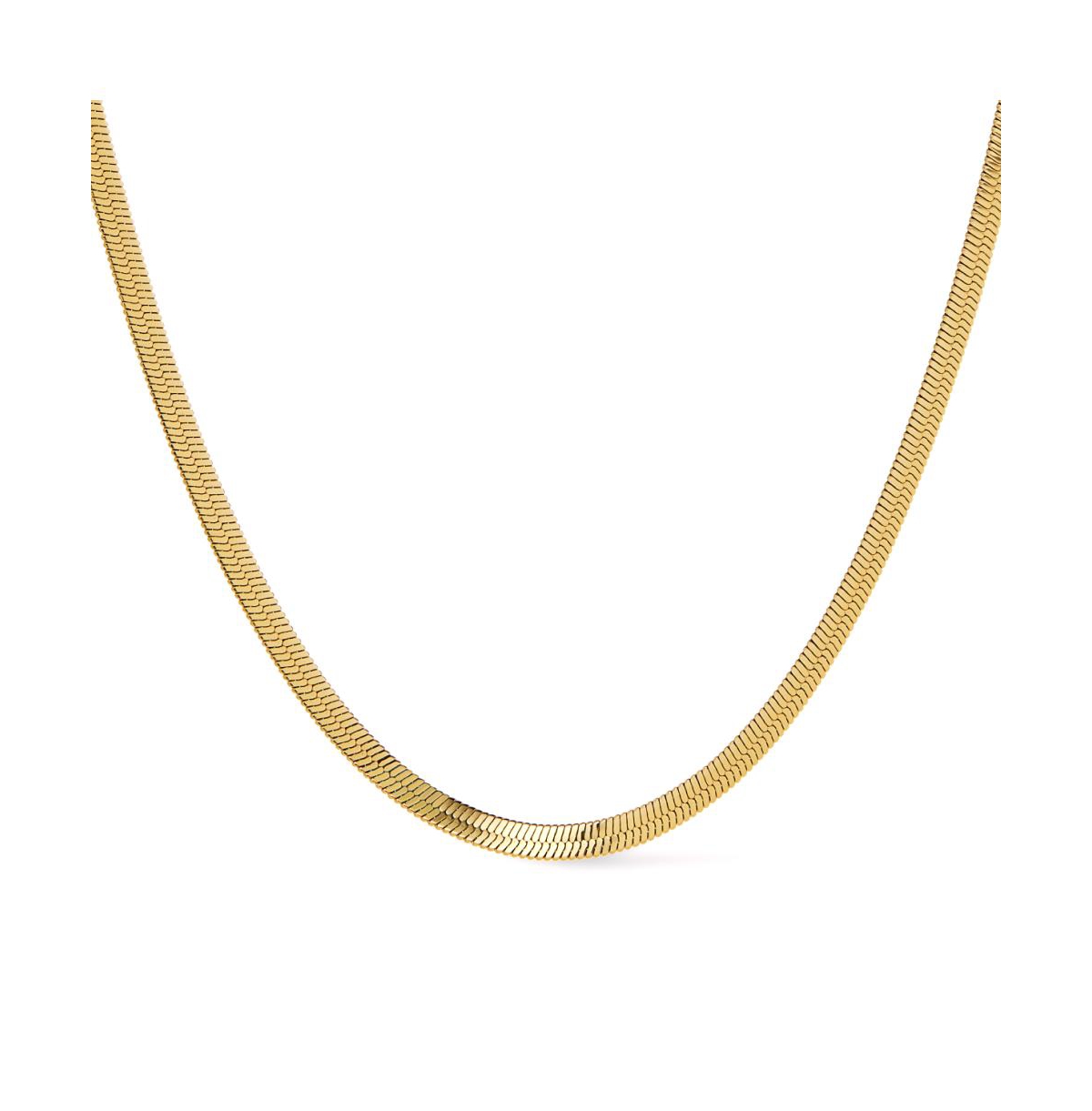 Herringbone Chain - Ina Mini - Gold, gold